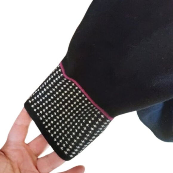 Black, White and Purple Cardigan Size 2X - Picture 4 of 11